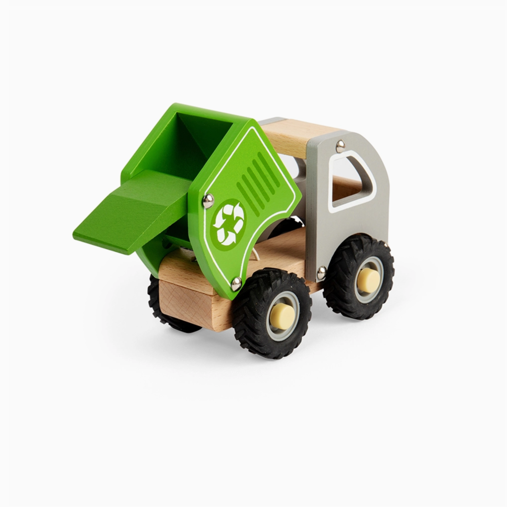 MINI WOODEN RECYCLE TRUCK