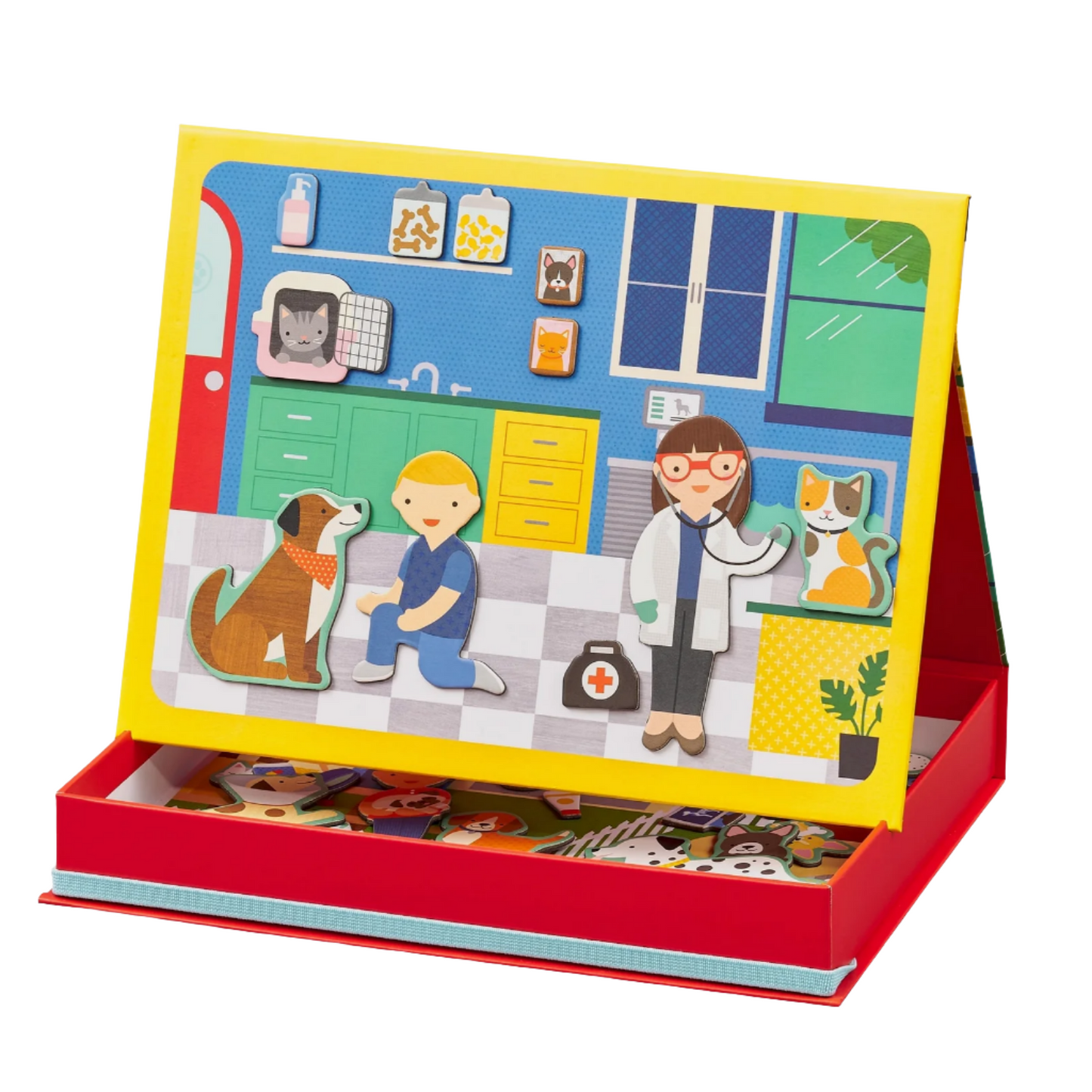 PET HOSPITAL MAGNETIC PLAY SCENE