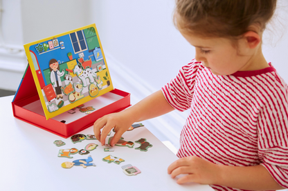 PET HOSPITAL MAGNETIC PLAY SCENE