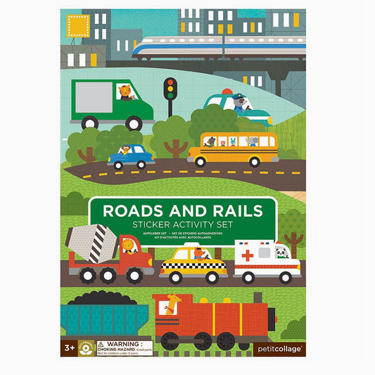 ROADS & RAILS STICKER ACTIVITY BOOK