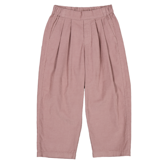 PERLINA DUSTY MAUVE PINWHALE BABY PANT