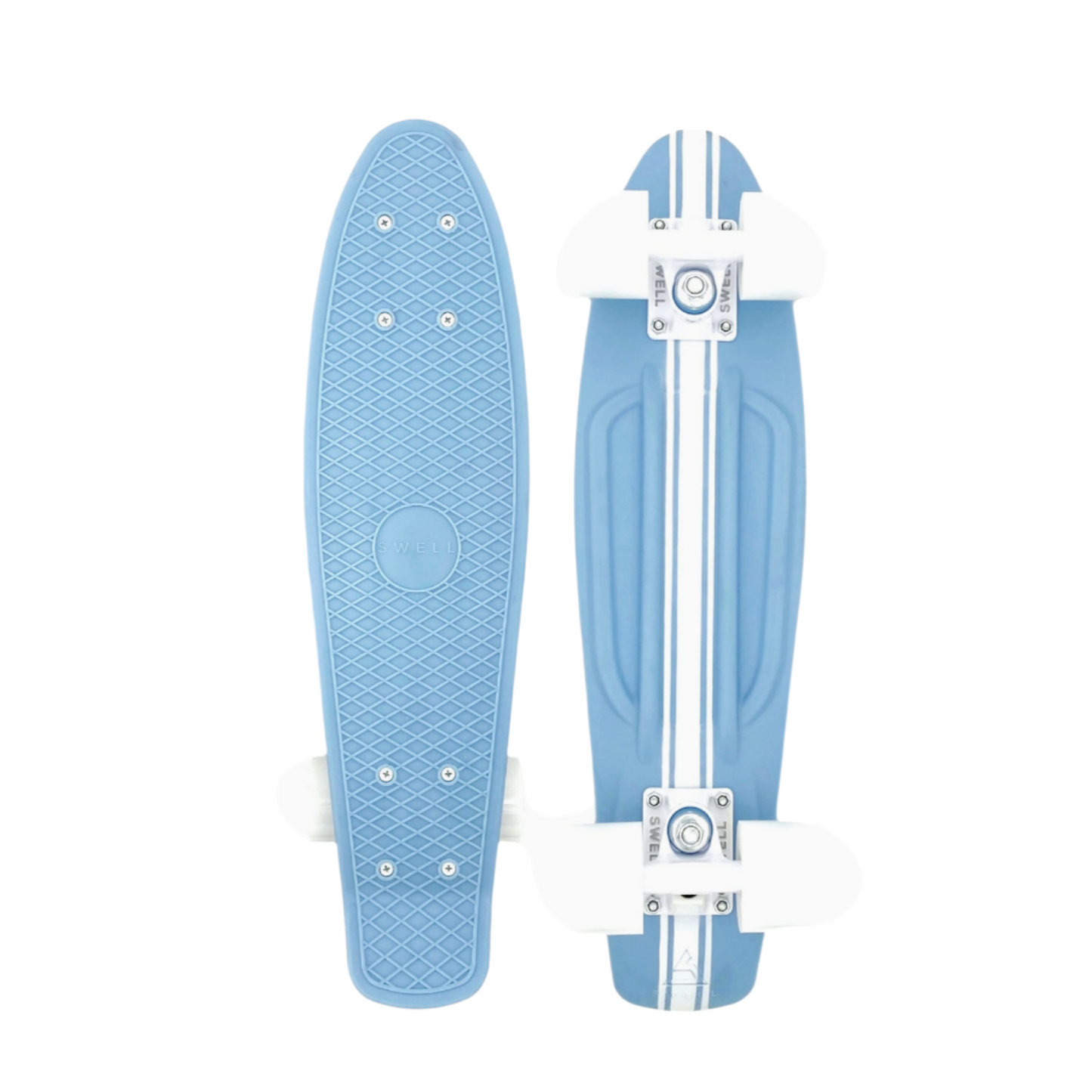 SWELL CRUISER SKATEBOARD 22" - LIGHT BLUE STRINGERS