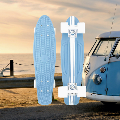 SWELL CRUISER SKATEBOARD 22" - LIGHT BLUE STRINGERS