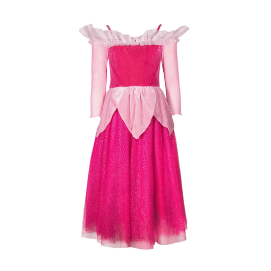 DARK PINK SLEEPING BEAUTY DRESS UP COSTUME