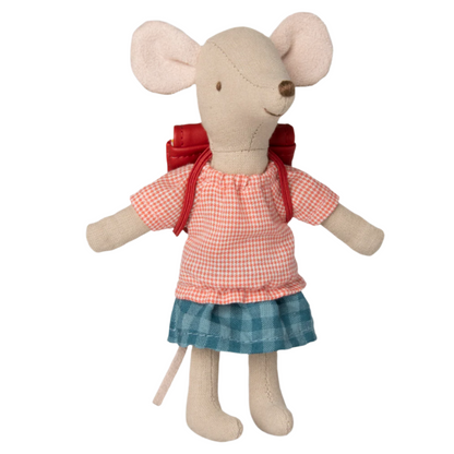 MAILEG TRICYCLE MOUSE CLOTHING SET - BIG SISTER / BROTHER