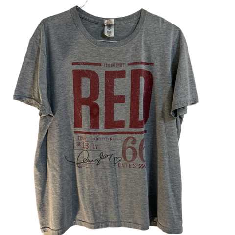 VINTAGE TAYLOR SWIFT RED CONCERT T SHIRT - MED