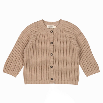 WAFFLE CARDIGAN TAKI DRIFTWOOD