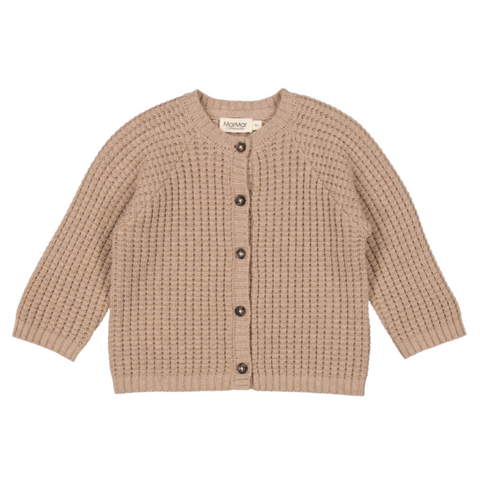 WAFFLE CARDIGAN TAKI DRIFTWOOD