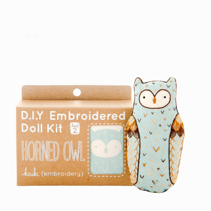 EMBROIDERY KIT LEVEL 2 - HORNED OWL