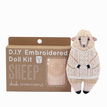 EMBROIDERY STARTER KIT LEVEL 3 - SHEEP