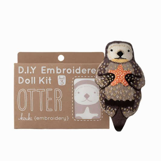 EMBROIDERY STARTER KIT LEVEL 3 - OTTER