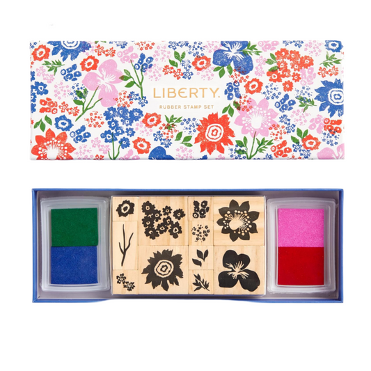 LIBERTY OF LONDON RUBBER STAMP SET