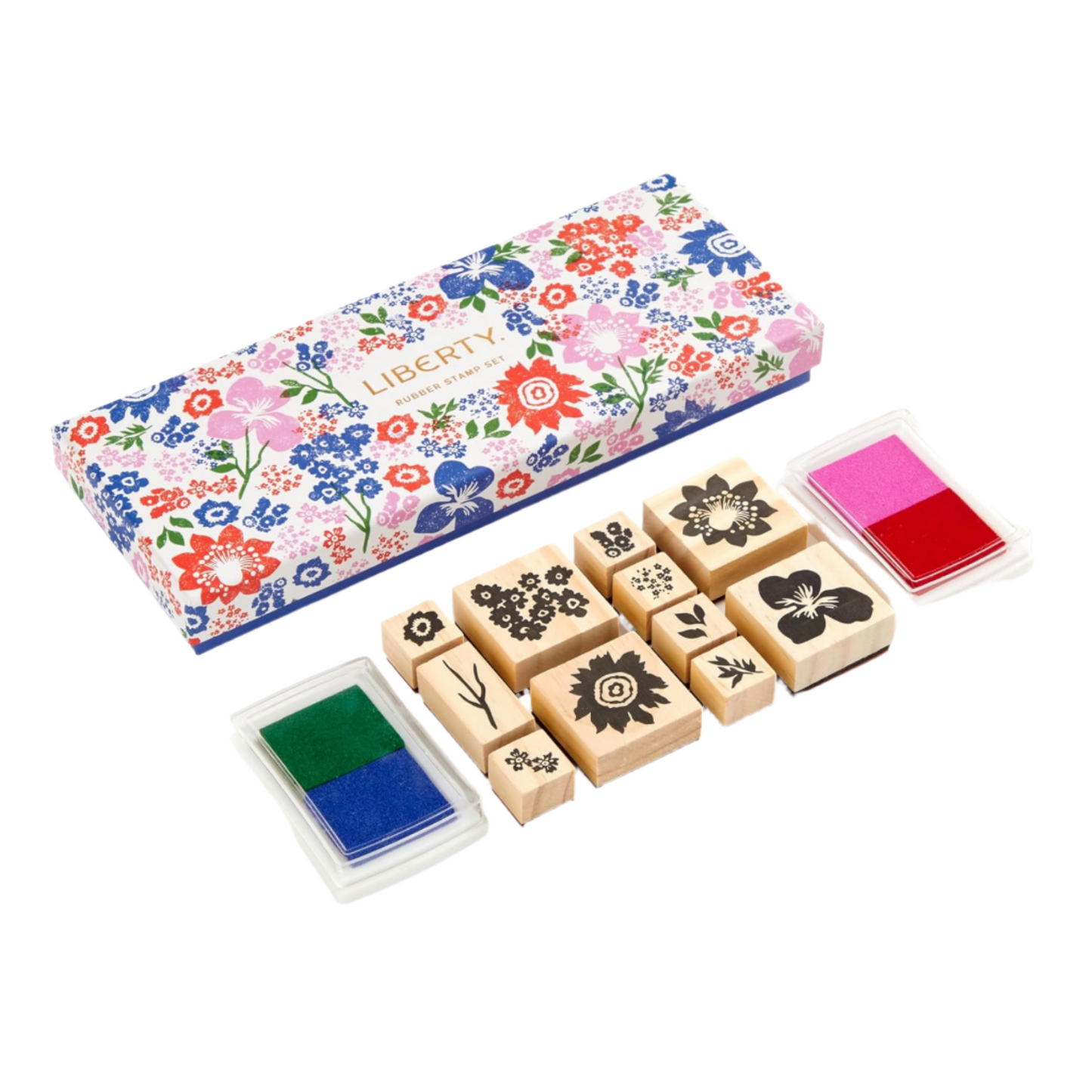 LIBERTY OF LONDON RUBBER STAMP SET