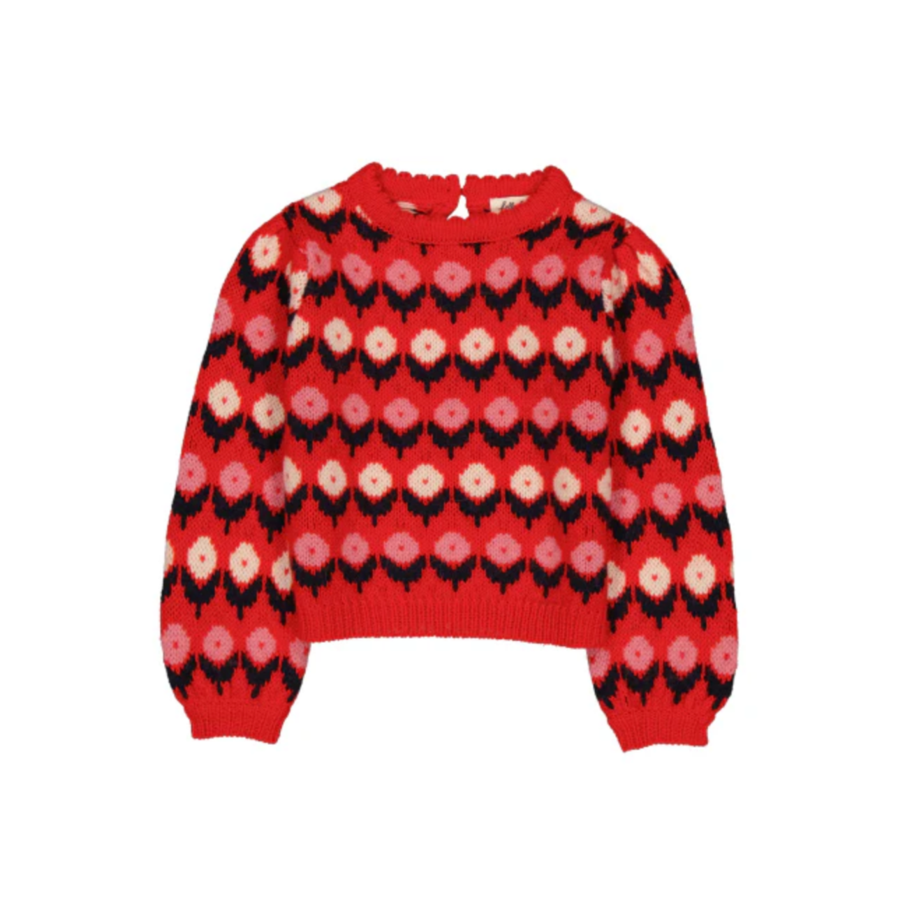 CLEOPHEE SWEATER FLEURETTE RED