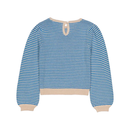 CLEOPHEE SWEATER STRIPE BLUE