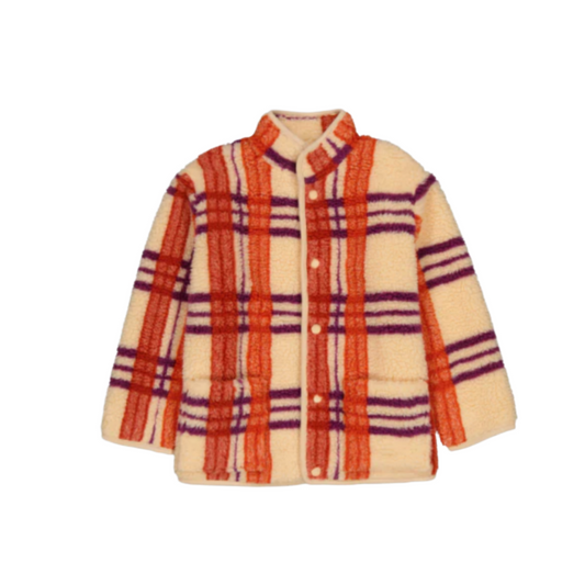 HELO FLEECE PLAID JACKET