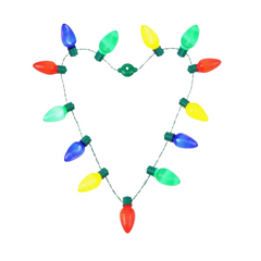 LIGHT UP STRING LED BULB LIGHTS NECKLACE