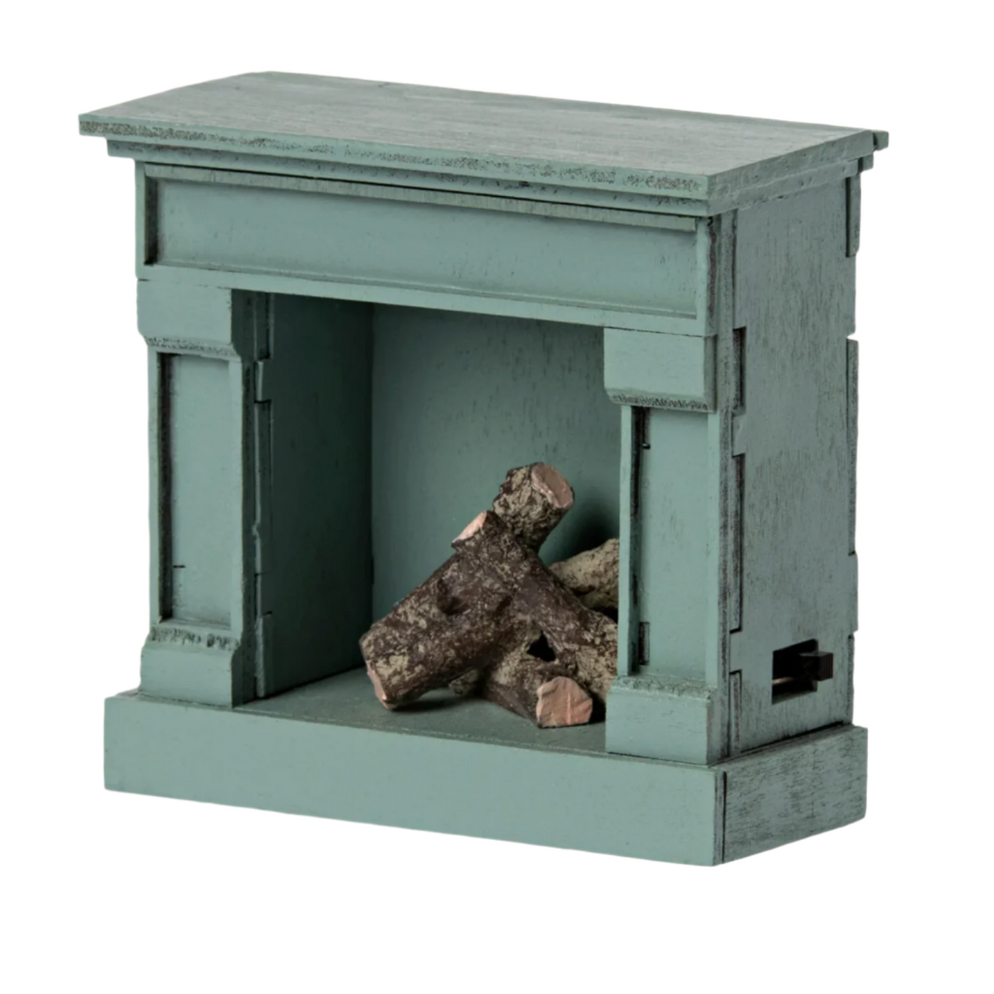 MAILEG MINIATURE FIREPLACE - BLUE