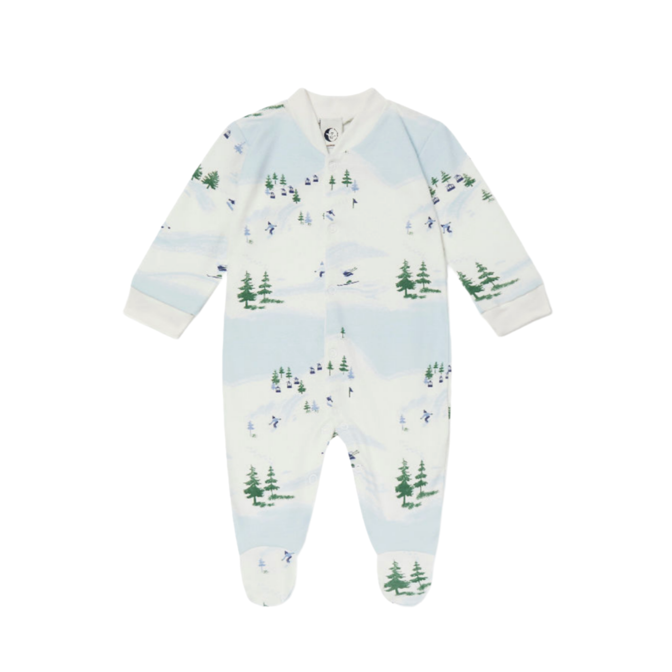 SKI SCENE SLEEPSUIT