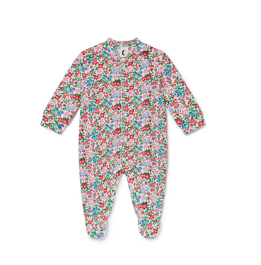 FESTIVE FLORAL SLEEPSUIT