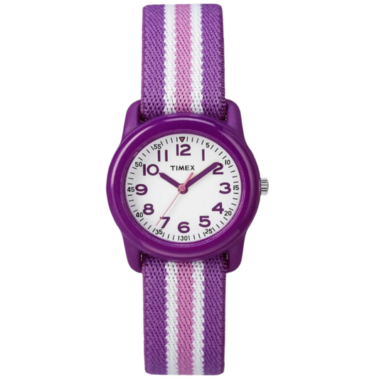 TIMEX PURPLE STRIPE ANALOG WATCH