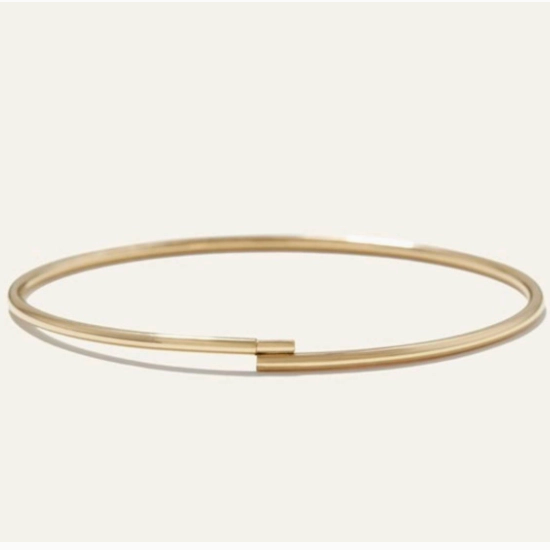 BELLE FLEXI BANGLE BRACELET - SILVER