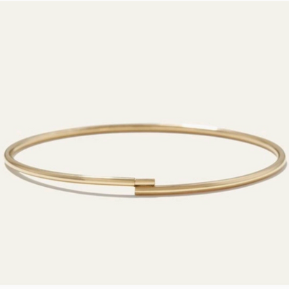 BELLE FLEXI BANGLE BRACELET - SILVER