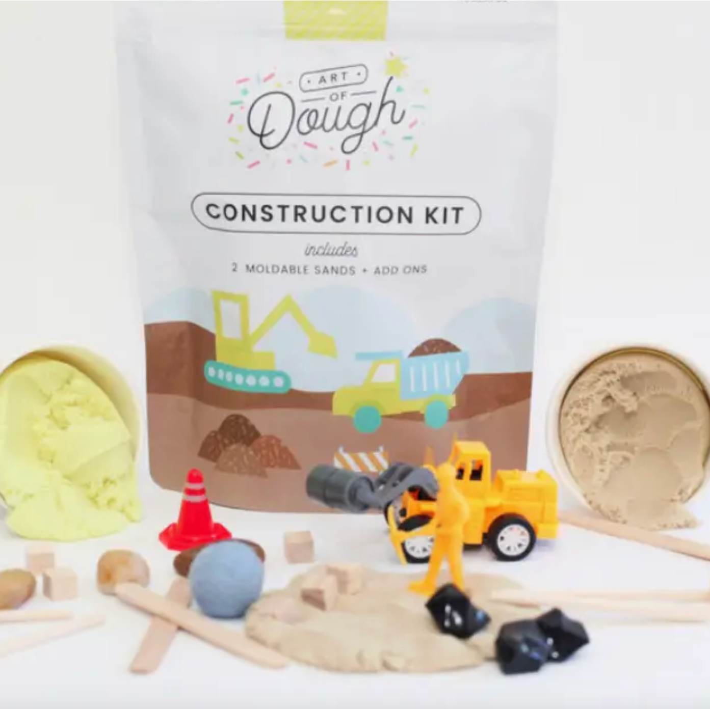 CONSTRUCTION SENSORY SAND PLAY