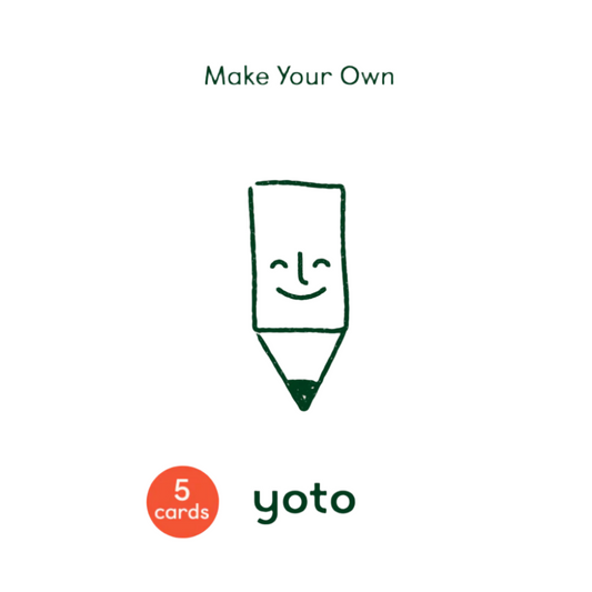 YOTO CARD: MAKE YOUR OWN CARDS PACK OF 5