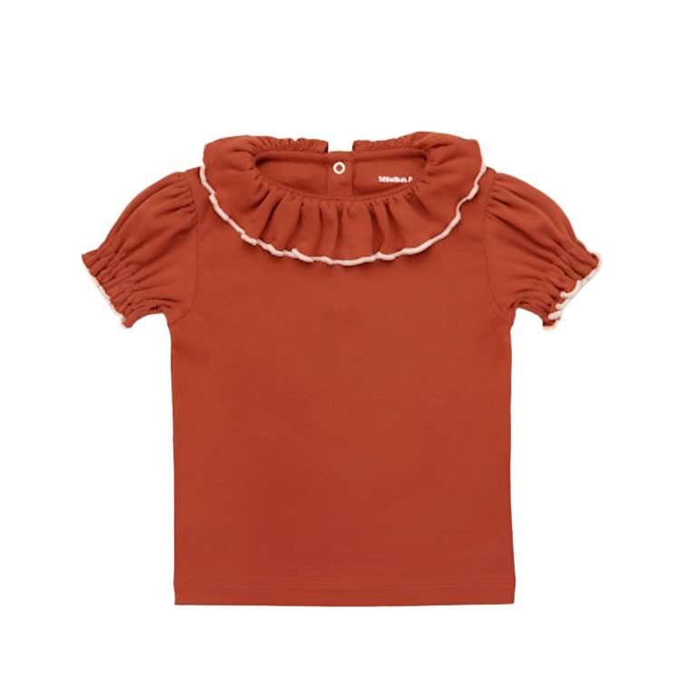 BALLOON SLEEVE PALOMA TEE - CLAYSTONE