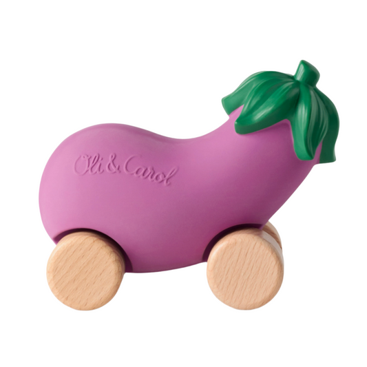 EMMA THE EGGPLANT BABY CAR TEETHER