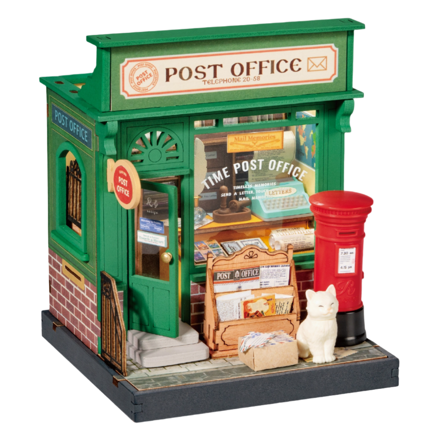 DIY MINATURE HOUSE KIT: POST OFFICE