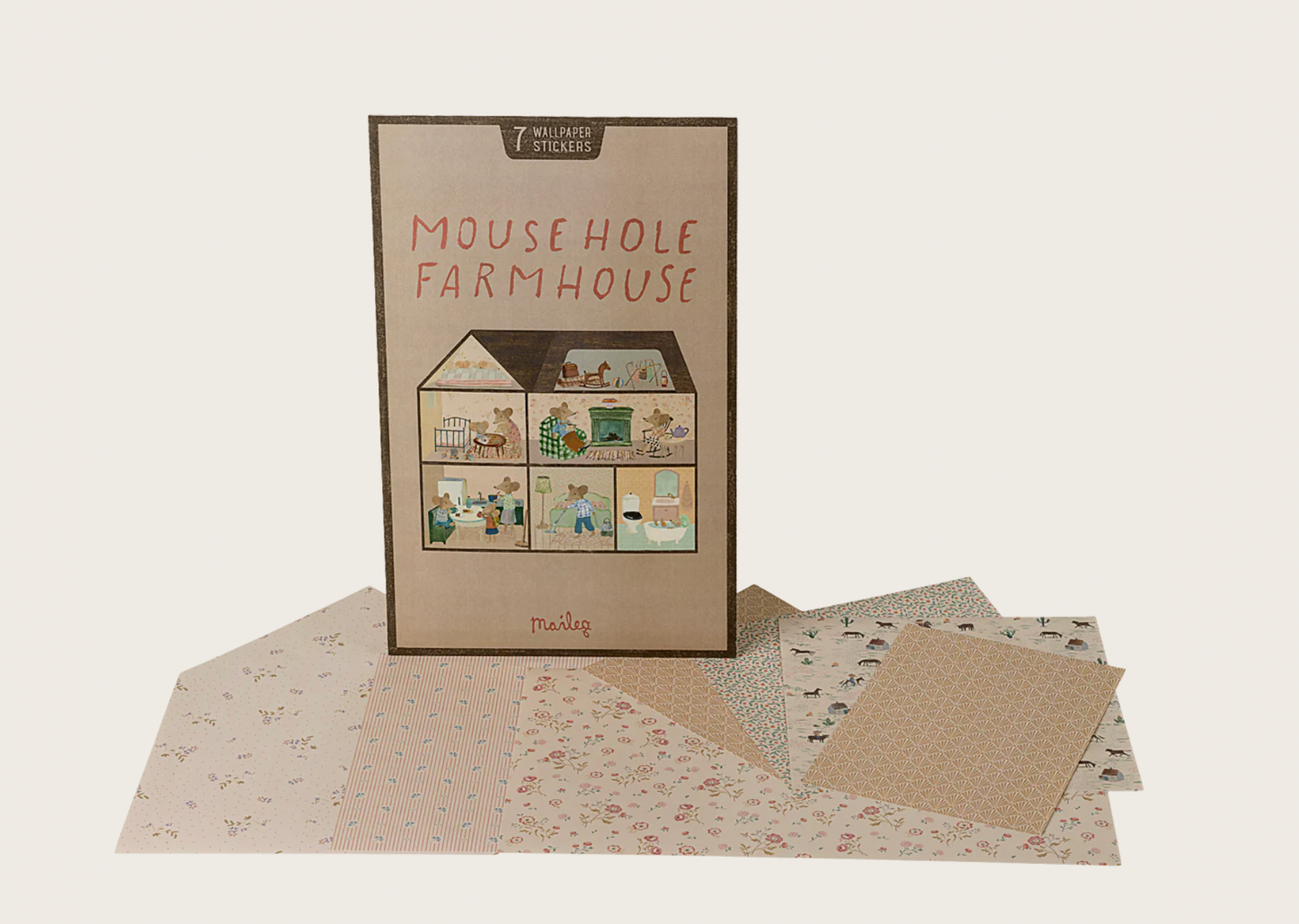 WALLPAPER MOUSE HOLE FARMOUSE