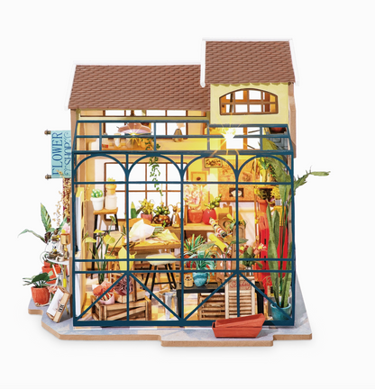 DIY MINATURE HOUSE KIT: FLOWER HOUSE