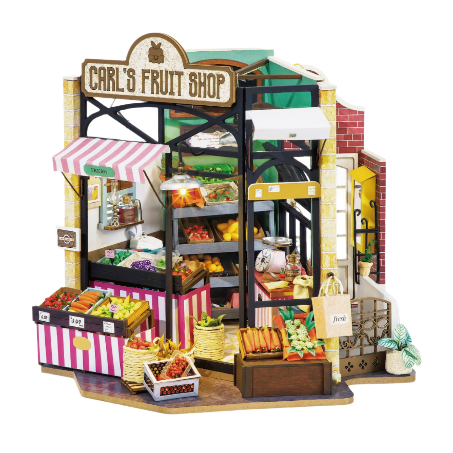 DIY MINATURE HOUSE KIT: FRUIT SHOP