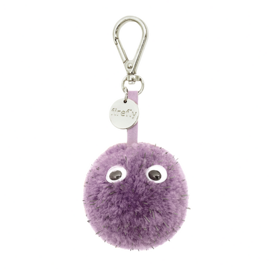 POM POM REFLECTOR CHARM - LILAC
