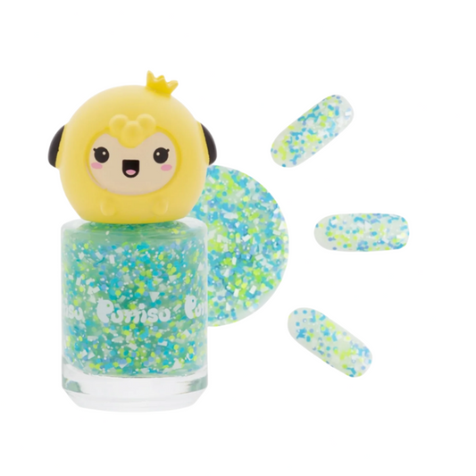 SAFE PEEL-OFF NAIL POLISH - GLITTER EMERALD POND