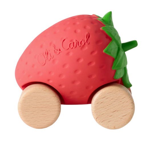 SWEETIE THE STRAWBERRY BABY CAR TEETHER