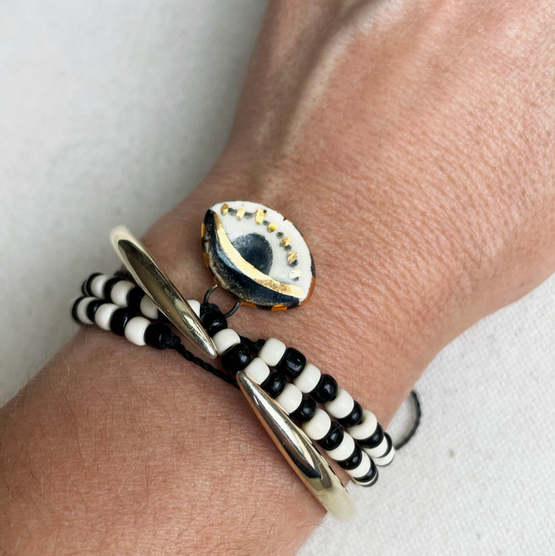 NOT SO EVIL BEAD NECKLACE