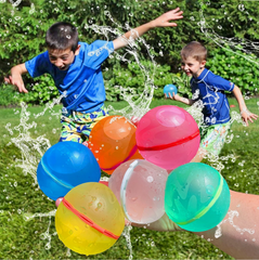 MAGNETIC REUSEABLE WATER BALLONS - 12 PIECES