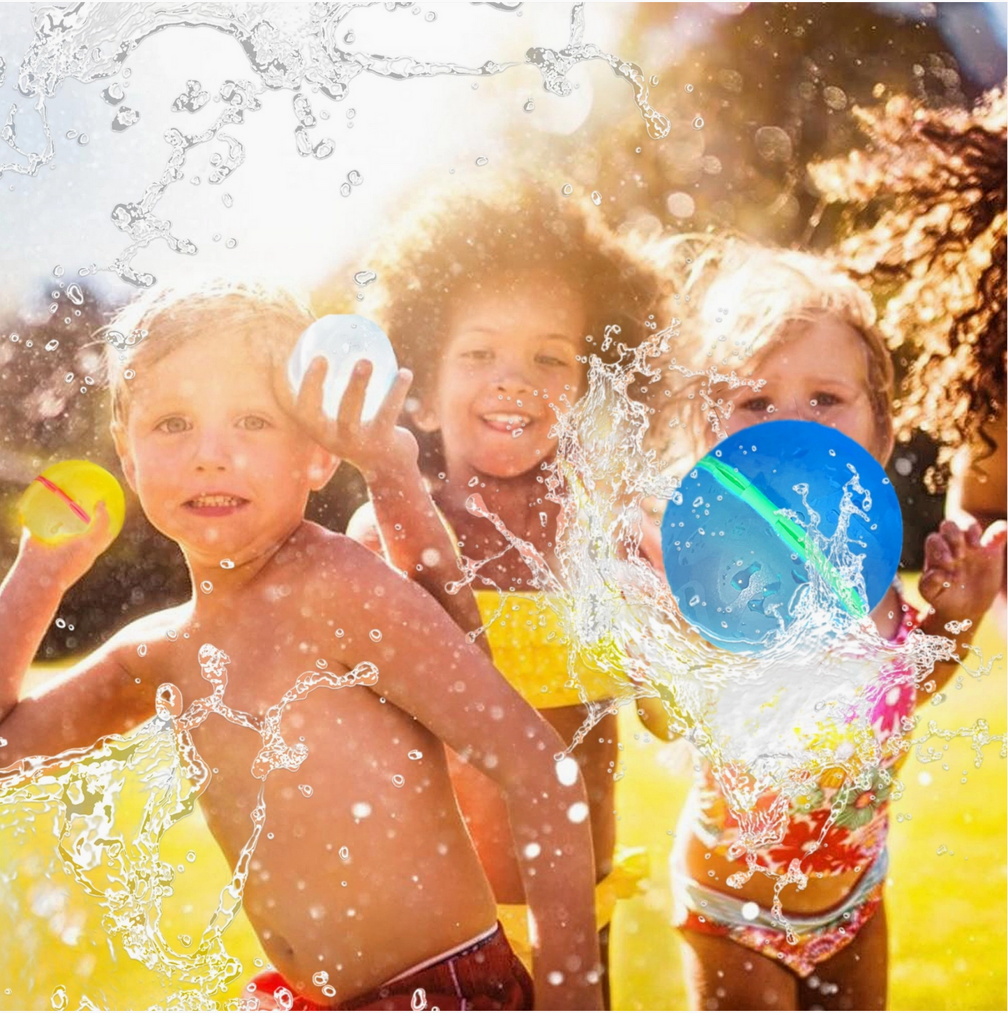 MAGNETIC REUSEABLE WATER BALLONS - 12 PIECES