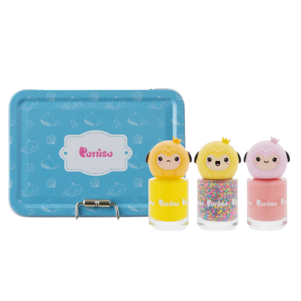 PUTTISU PEEL-OFF NAIL POLISH SET - BIRTHDAY CAKE