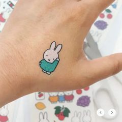 MIFFY TEMPORARY TATTOO SHEET SET