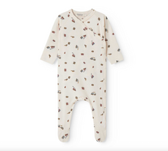RUBELLO BABY JUMPSUIT TRAINS