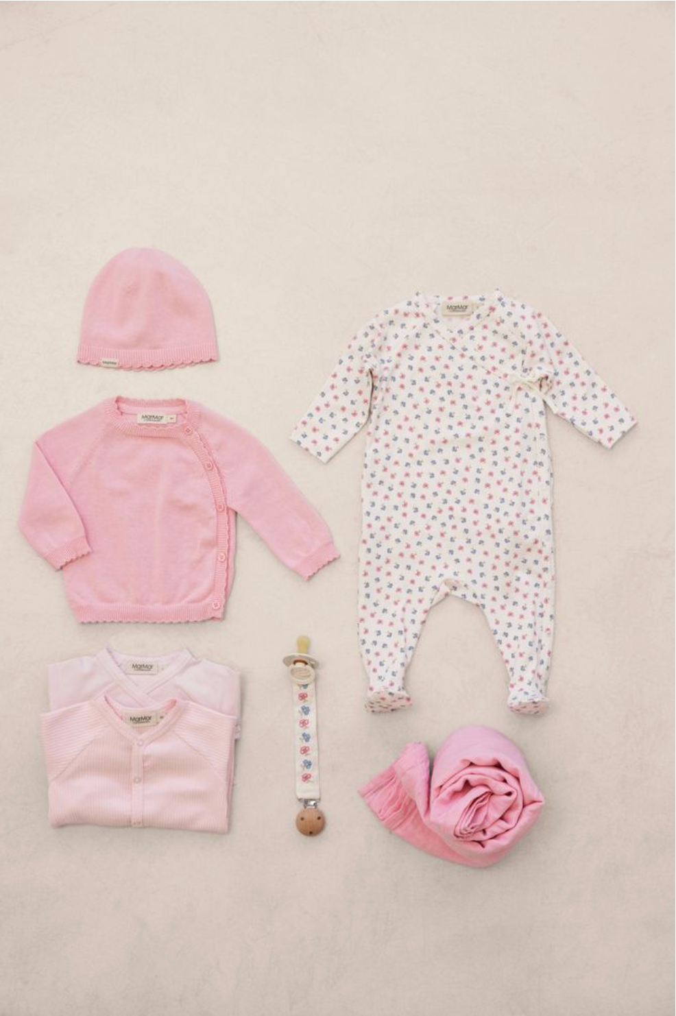 RUBELLO BABY JUMPSUIT MINI FLOWERS
