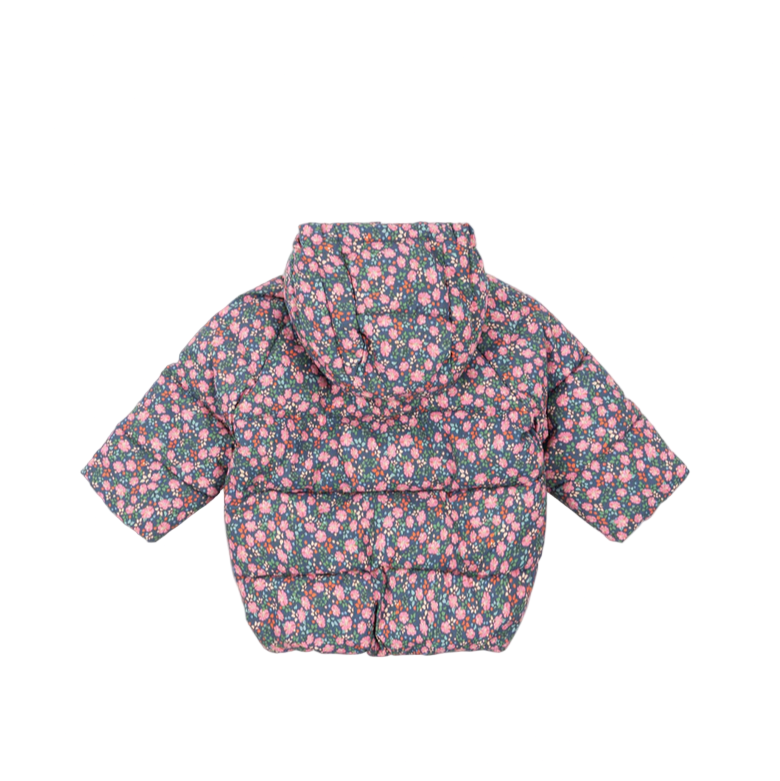 Floral patterned jacket on a white background