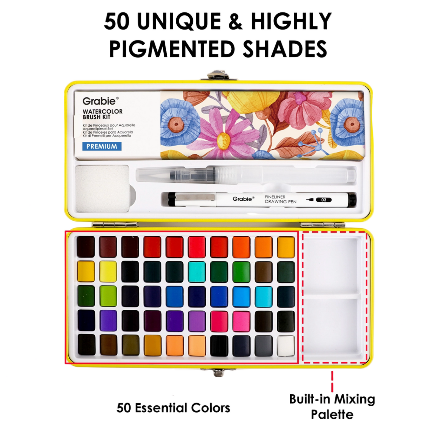 ALL-IN-ONE PREMIUM WATERCOLOR SET OF 50