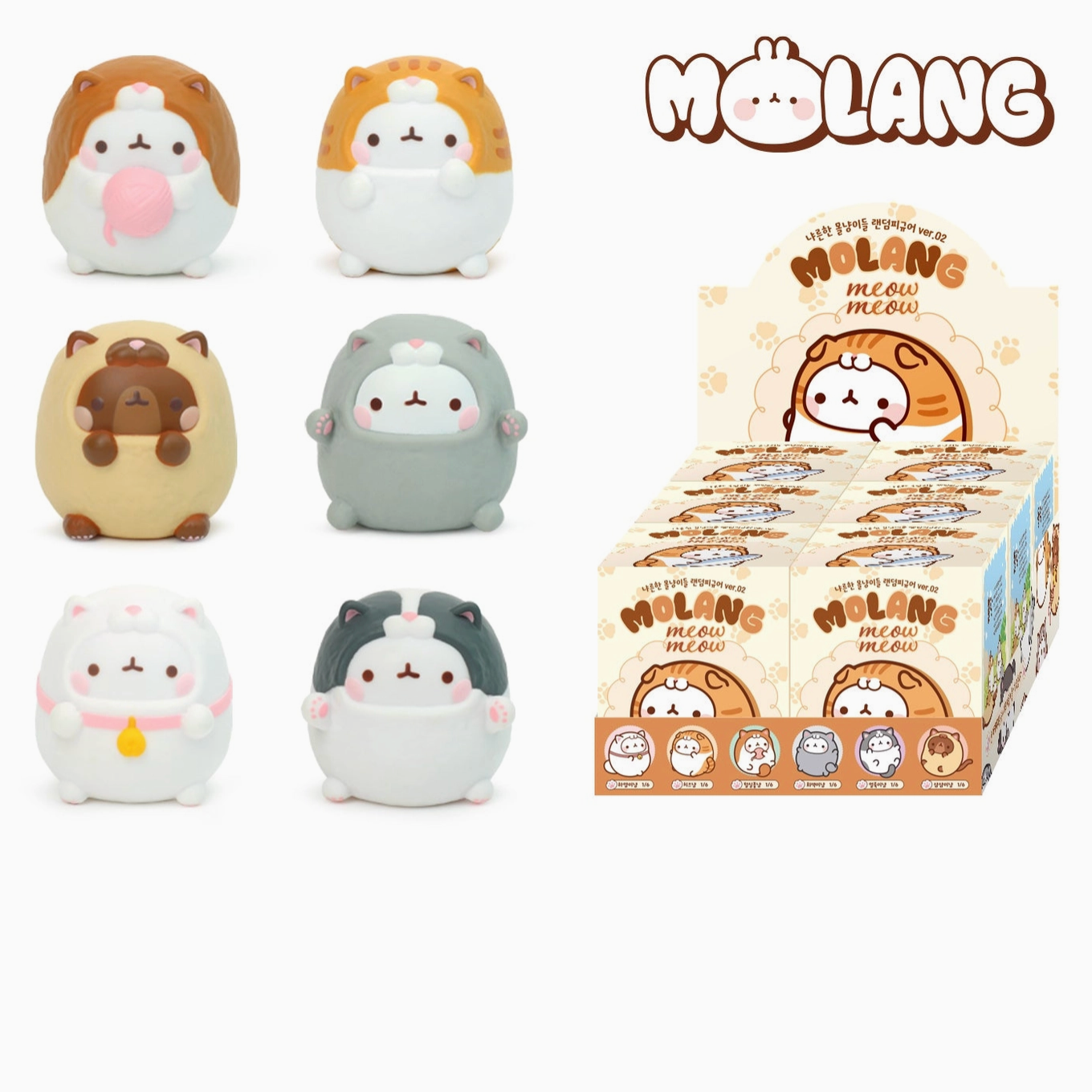 MOLANG MEOW MEOW FIGURE BLIND BOX VER. 2
