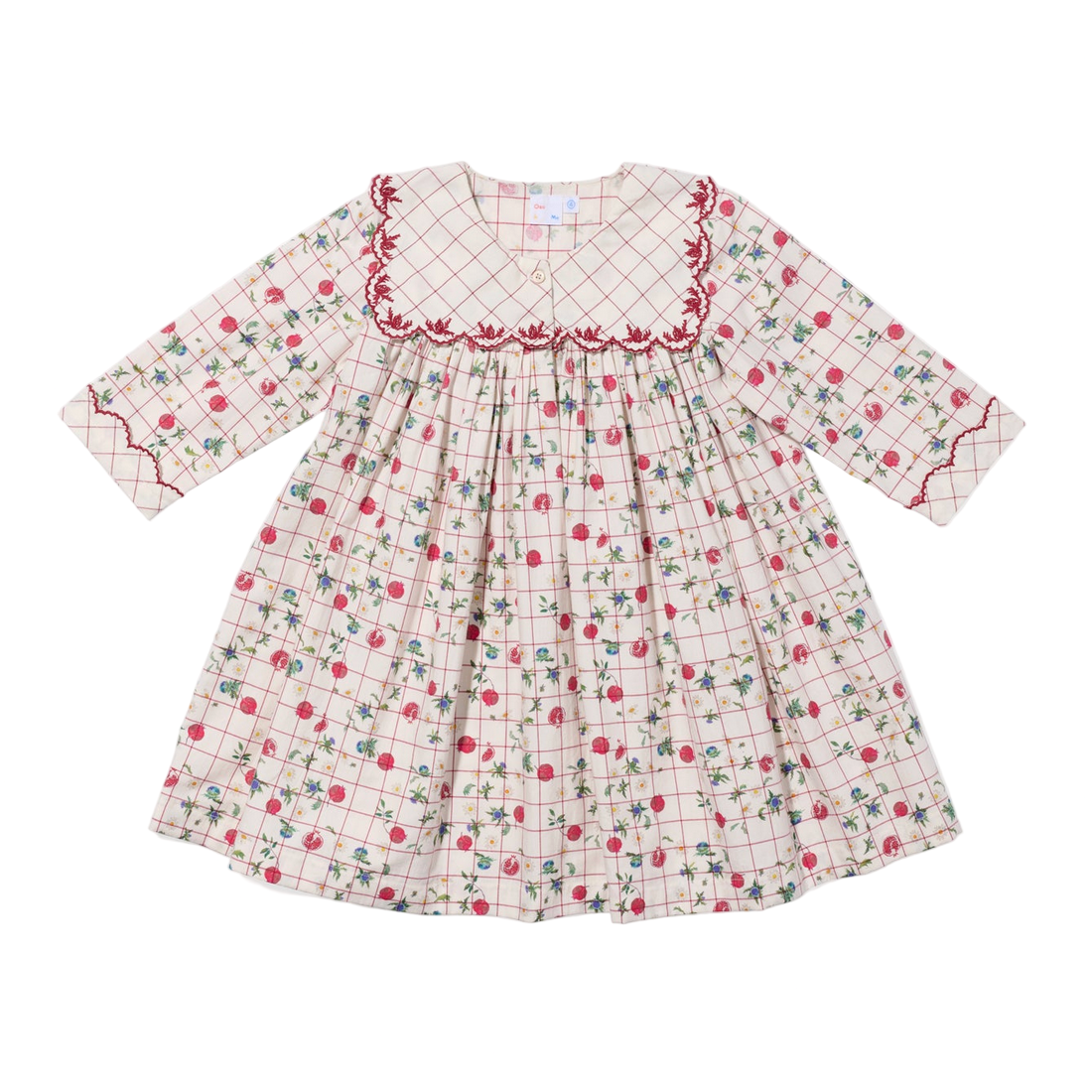 GIGI DRESS - POMEGRANATE PARADE