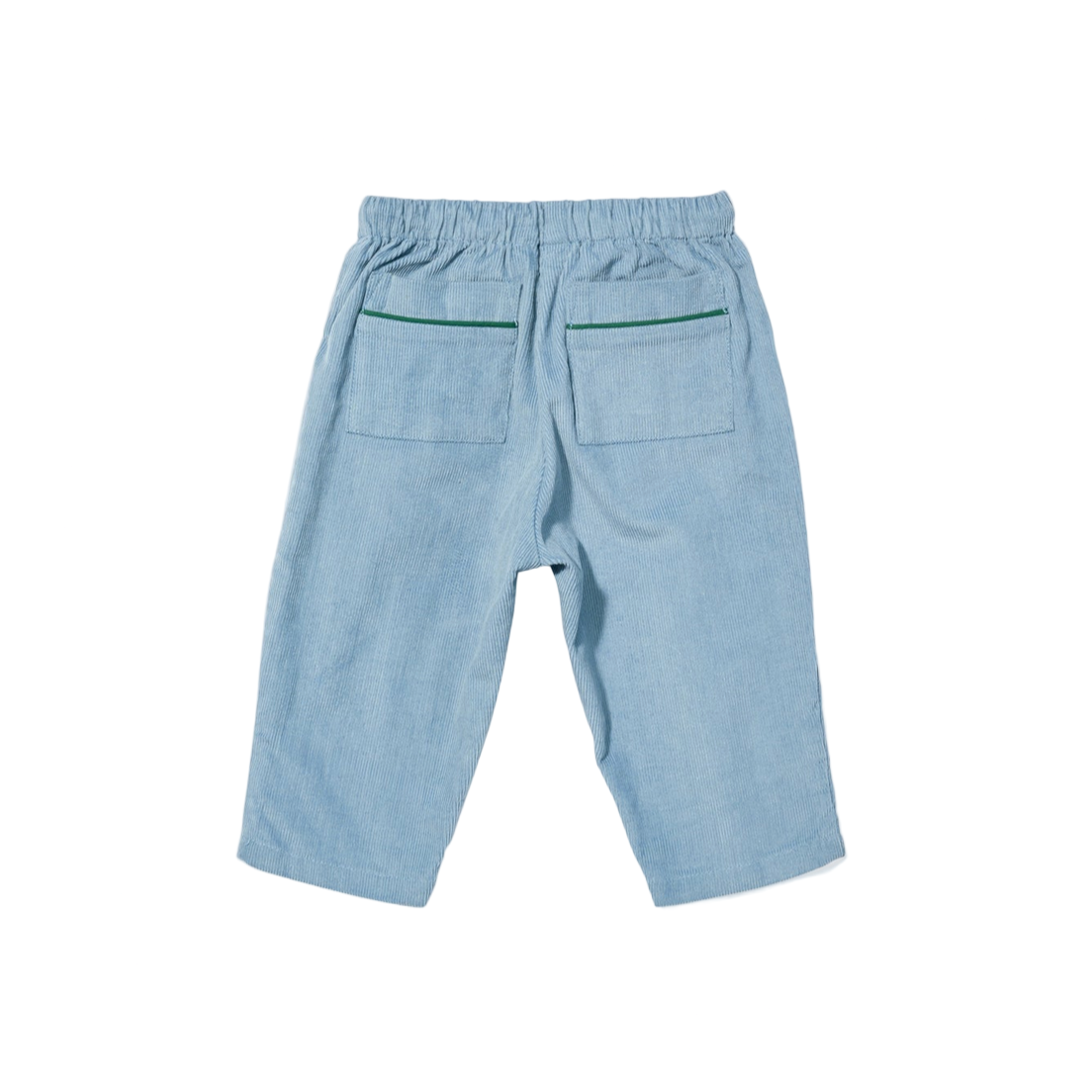 Light blue pants on a white background